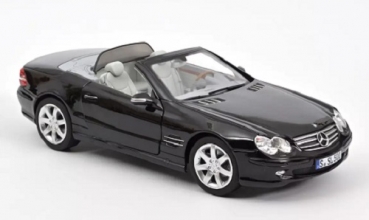 183840 Mercedes-Benz SL 500 2003 Black 1:18